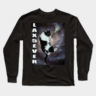Lacrosse Cat Long Sleeve T-Shirt